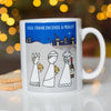 'Gold, Frankincense & Merlot' Wine Christmas Mug Mug Of Life & Lemons 