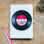 'You Rock' Personalised Vinyl Record Notebook Notebook Of Life & Lemons 