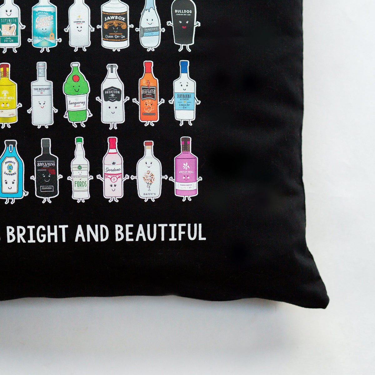 'All Gins Bright & Beautiful' Cushion Cushion Of Life & Lemons® 