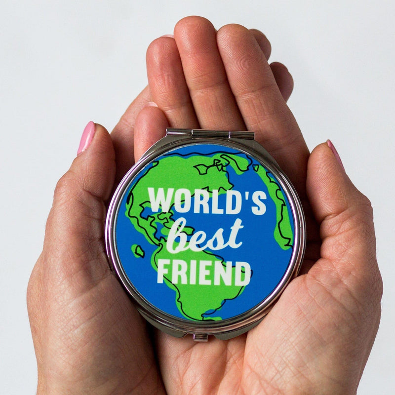 'World's Best Friend' Compact Mirror Compact Mirror Of Life & Lemons® 