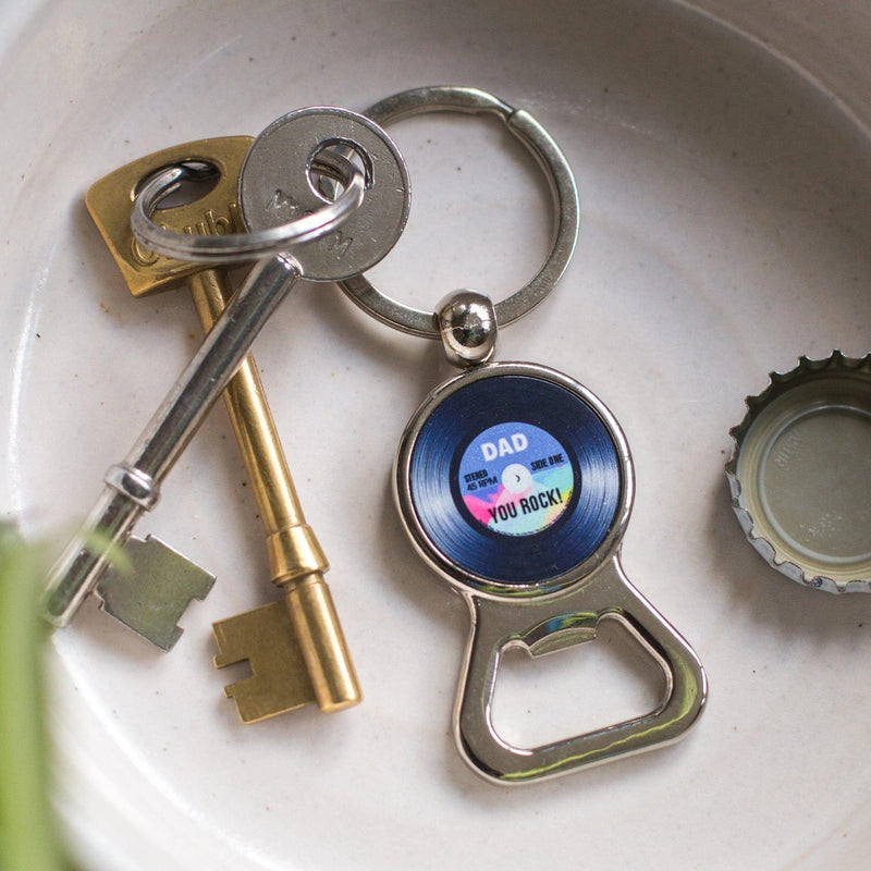 'You Rock' Bottle Opener Keyring Gift for Dad Keyring Of Life & Lemons 