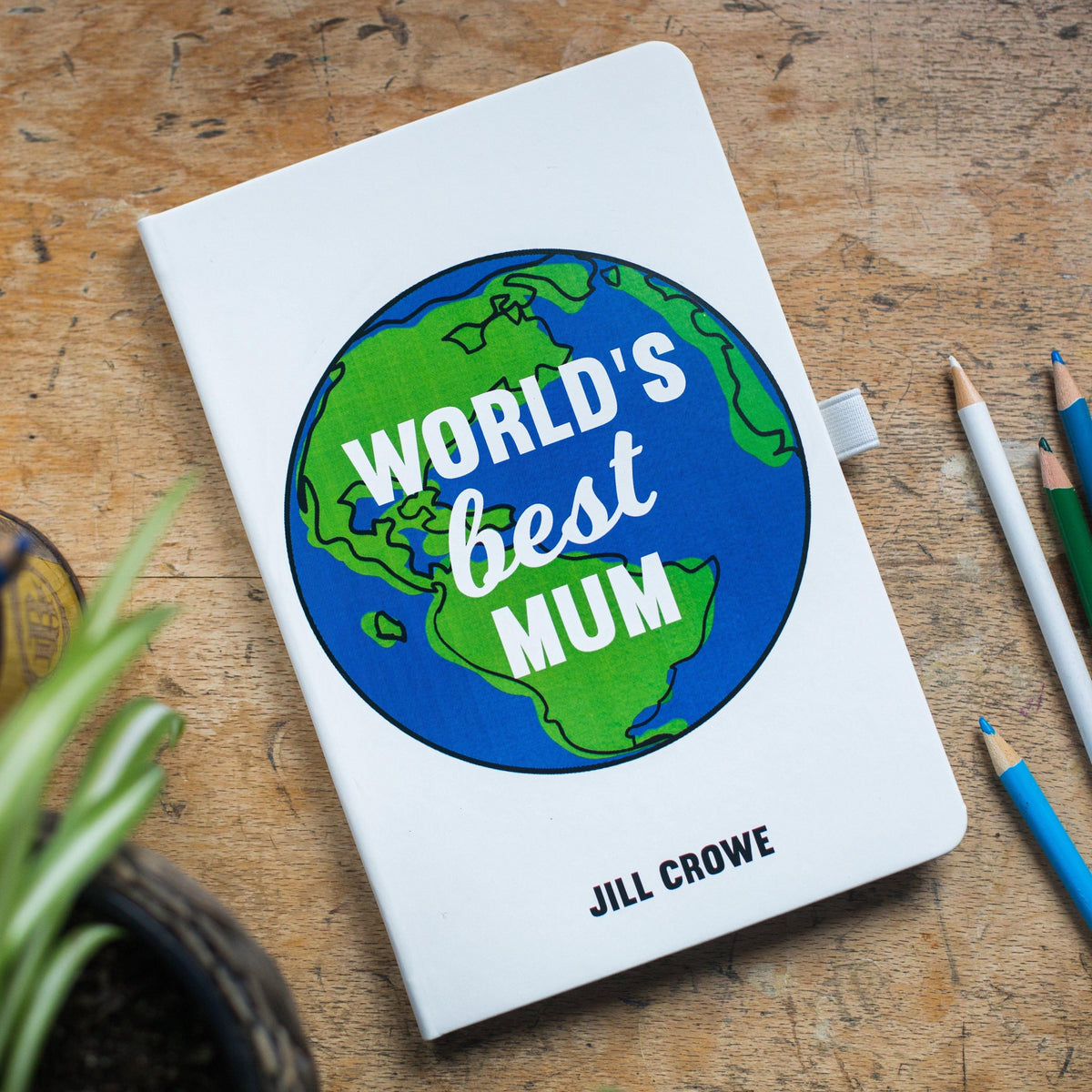 'World's Best Mum' Personalised Notebook Notebook Of Life & Lemons 