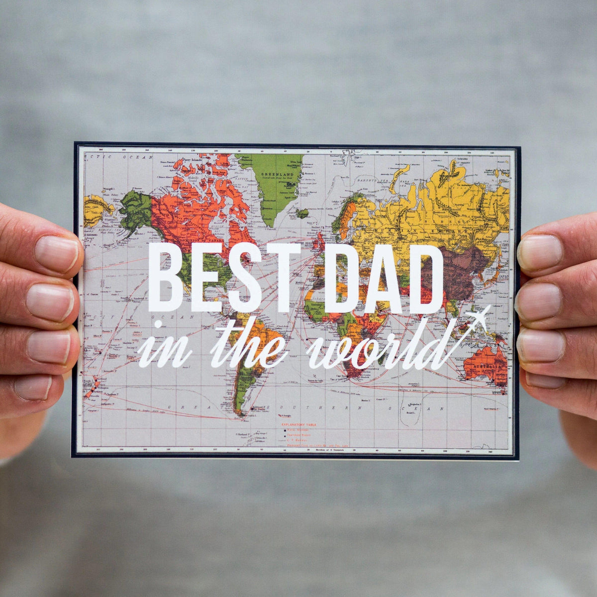 'Best Dad In The World' Card for Dad Cards for Dad Of Life & Lemons 