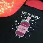 'Let It Sloe' Funny Christmas Apron Aprons Of Life & Lemons 