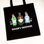 Funny Gin Christmas Tote Bag Tote Bag Of Life & Lemons 