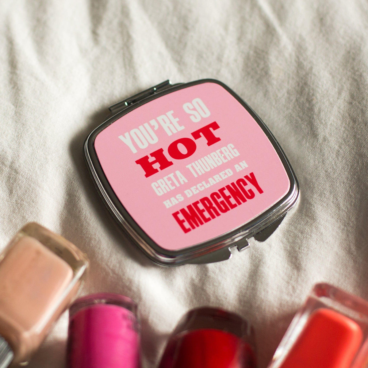 Funny 'You're So Hot' Compact Mirror Compact Mirror Of Life & Lemons® 