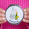 Funny Prosecco Compact Mirror For Mum Compact Mirror Of Life & Lemons® 