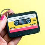 'B-Side Me' Cassette Tape Keyring for Mum Keyring Of Life & Lemons 