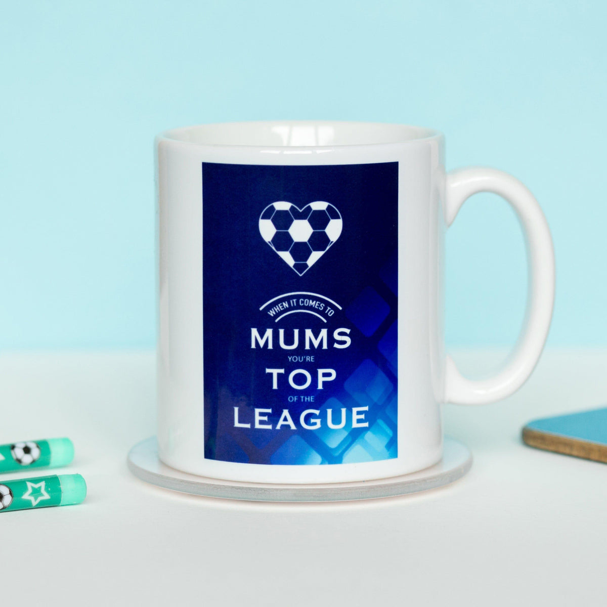 'Top Of The League' Football Mug for Mum Mug Of Life & Lemons 