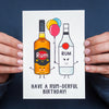 Funny Rum Birthday Card Birthday Card Of Life & Lemons 