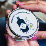 Funny Gin Compact Mirror Gift For Friend Compact Mirror Of Life & Lemons® 