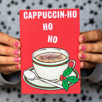 'Cappuccin-HoHoHo' Coffee Christmas Card Christmas Card Of Life & Lemons 