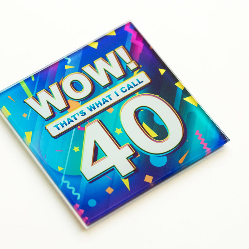 coaster 40th birthday gift