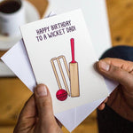 Funny Cricket Birthday Card For Dad Cards for Dad Of Life & Lemons 