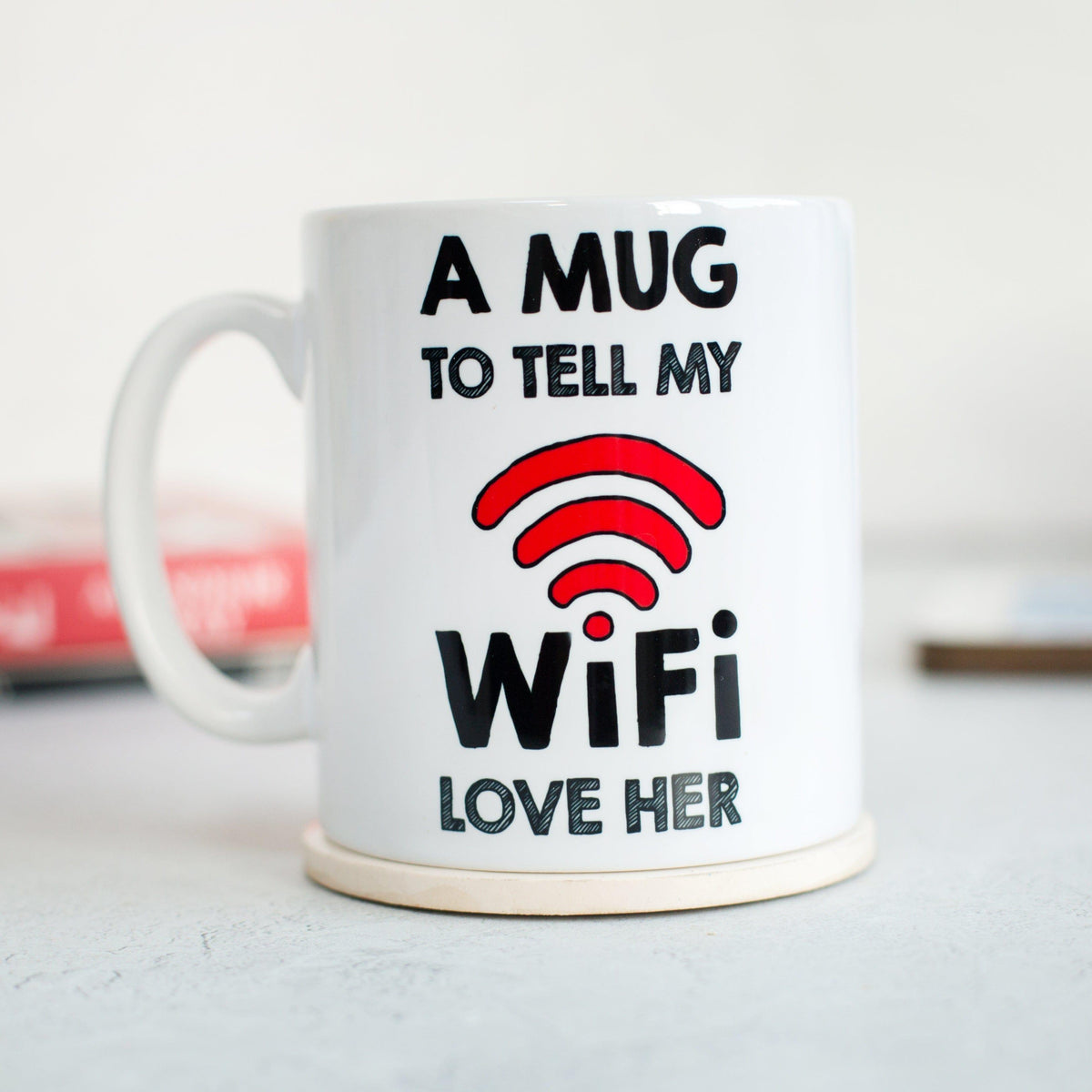 Funny Wifi Valentine's Mug for Wife Mug Of Life & Lemons 