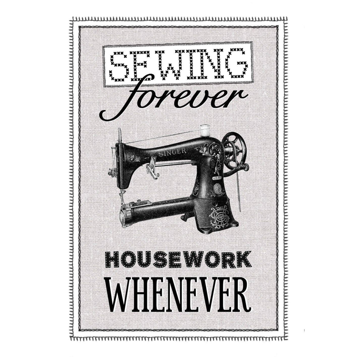 Vintage Sewing Quote Print General Prints Of Life & Lemons 