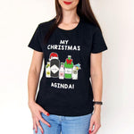 'AGINda' Gin Christmas T-Shirt T-Shirt Of Life & Lemons 