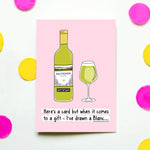 Funny Wine Birthday Card Birthday Cards Of Life & Lemons 