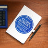 Personalised Blue Plaque Notebook Notebook Of Life & Lemons 