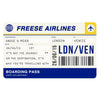 Personalised Boarding Pass Print Personalised Prints Of Life & Lemons 