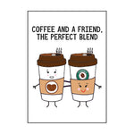 'Coffee and a Friend' Card Cards for Friends Of Life & Lemons 