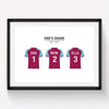 Personalised Football Print for Dad Personalised Prints Of Life & Lemons 