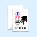 'Elton Gin' Funny Gin Card General Cards Of Life & Lemons 