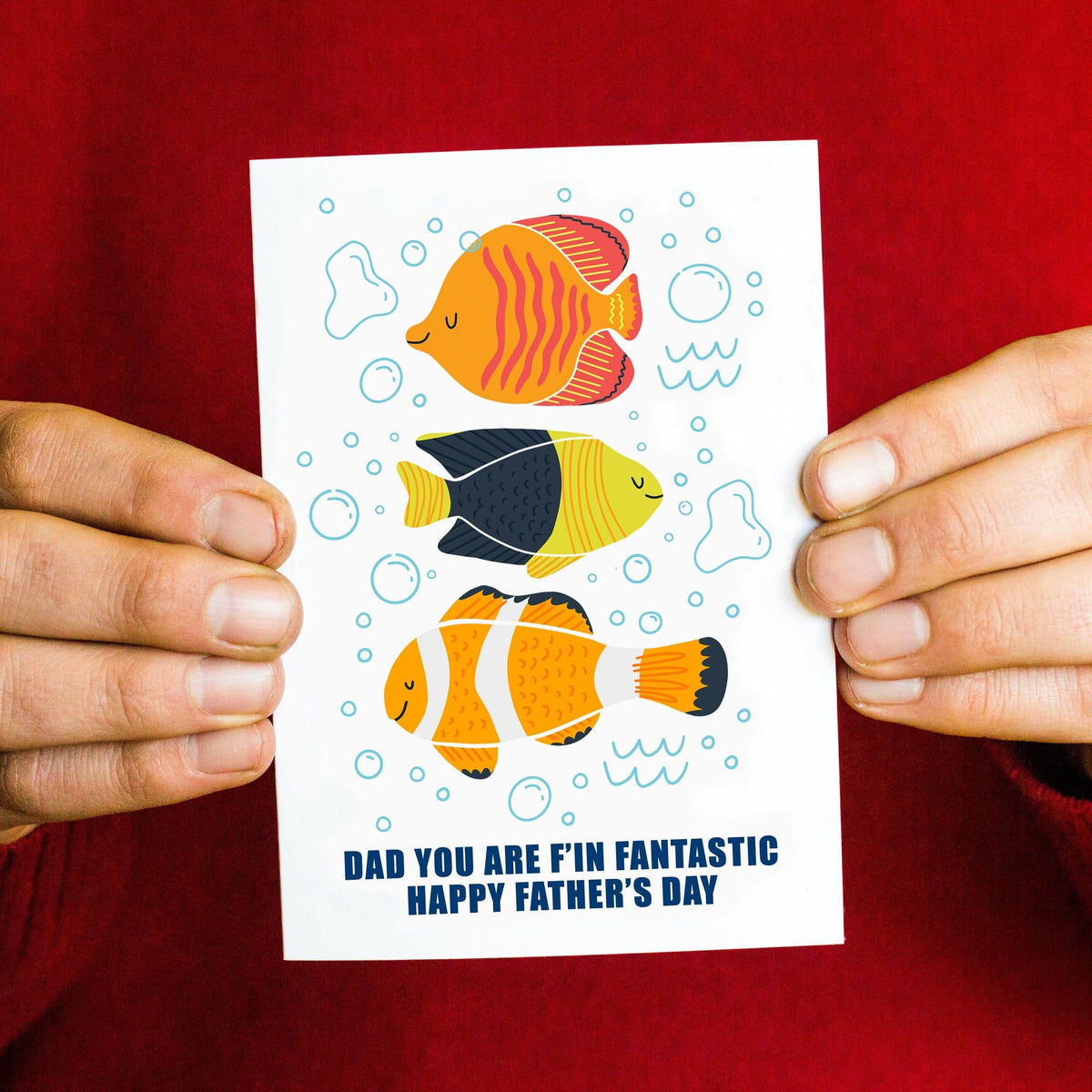 Funny Fish Father's Day Card Cards for Dad Of Life & Lemons 