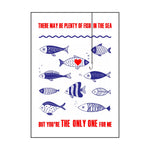 Funny Fishing Valentine's Card Cards for your Other Half Of Life & Lemons 