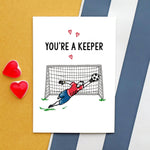 Funny Football Valentine's Card Cards for your Other Half Of Life & Lemons 