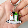 'Together in Spirits' Friendship Keyring Keyring Of Life & Lemons 