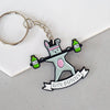 'Gin Bunny' Gin Keyring Keyring Of Life & Lemons 