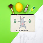 'Gin Bunny' Make Up Bag Make Up Bags Of Life & Lemons 