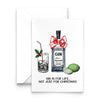 'Gin is for Life' Funny Gin Christmas Card Christmas Cards Of Life & Lemons 