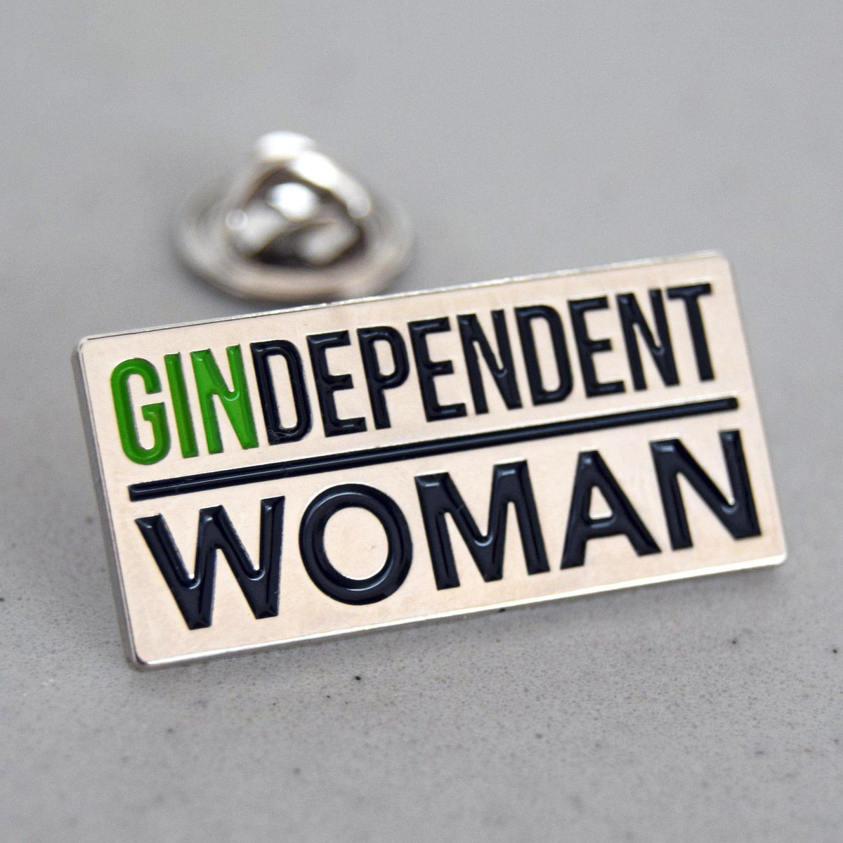 'Gindependent Woman' Enamel Pin Badge Enamel Pin Badge Of Life & Lemons 