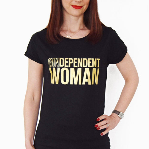 GINdependent Woman T-Shirt T-Shirt Of Life & Lemons 