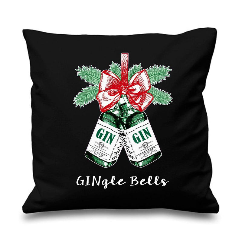 'Gingle Bells' Christmas Cushion Cushion Of Life & Lemons® 