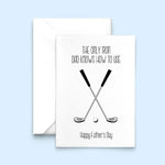 Funny Golf Father's Day Card Cards for Dad Of Life & Lemons 