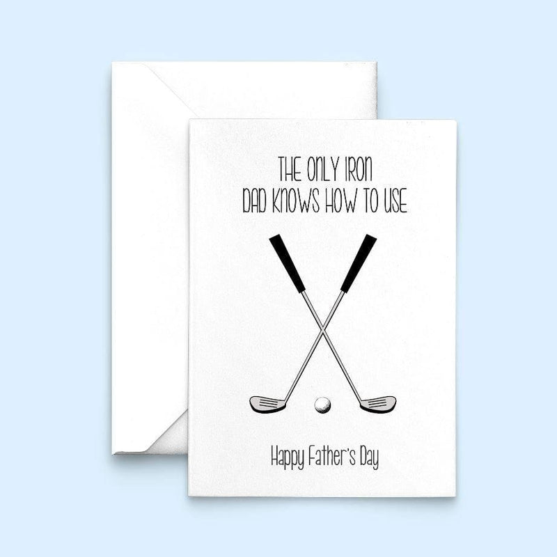 Funny Golf Father's Day Card Cards for Dad Of Life & Lemons 