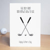 Funny Golf Father's Day Card Cards for Dad Of Life & Lemons 