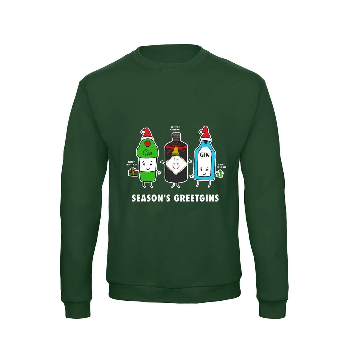 'Season's GreetGINS' Christmas Jumper Sweatshirt Of Life & Lemons 