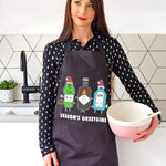 Funny Gin Christmas Apron Aprons Of Life & Lemons 