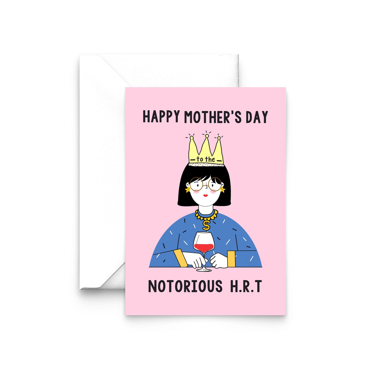 'Notorious H.R.T' Funny Menopause Mother's Day Card Birthday Cards Of Life & Lemons 