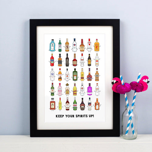 'Keep Your Spirits Up' Print Montage Prints Of Life & Lemons 