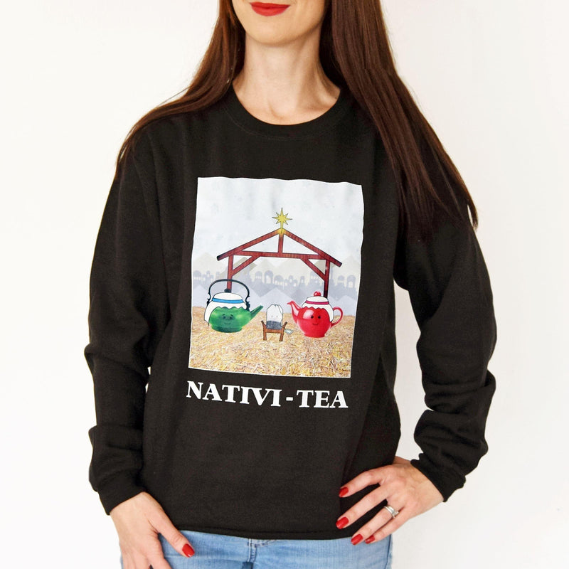 Funny Tea Christmas Jumper Sweatshirt Of Life & Lemons 