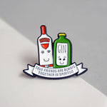 'Together in Spirits' Friendship Enamel Pin Badge Enamel Pin Badge Of Life & Lemons 