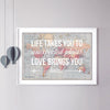 Personalised Love Quote Map Print Map Prints Of Life & Lemons 