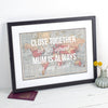 Personalised World Map Print for Mum Map Prints Of Life & Lemons 