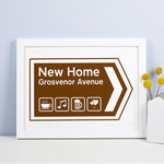 Personalised New Home Print Personalised Prints Of Life & Lemons 