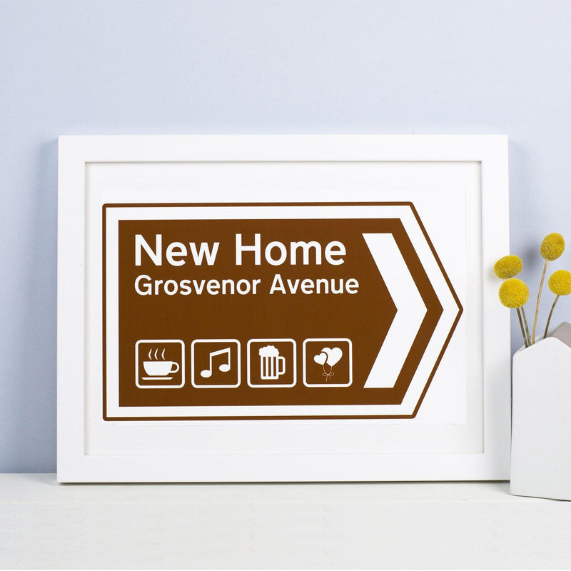 Personalised New Home Print Personalised Prints Of Life & Lemons 